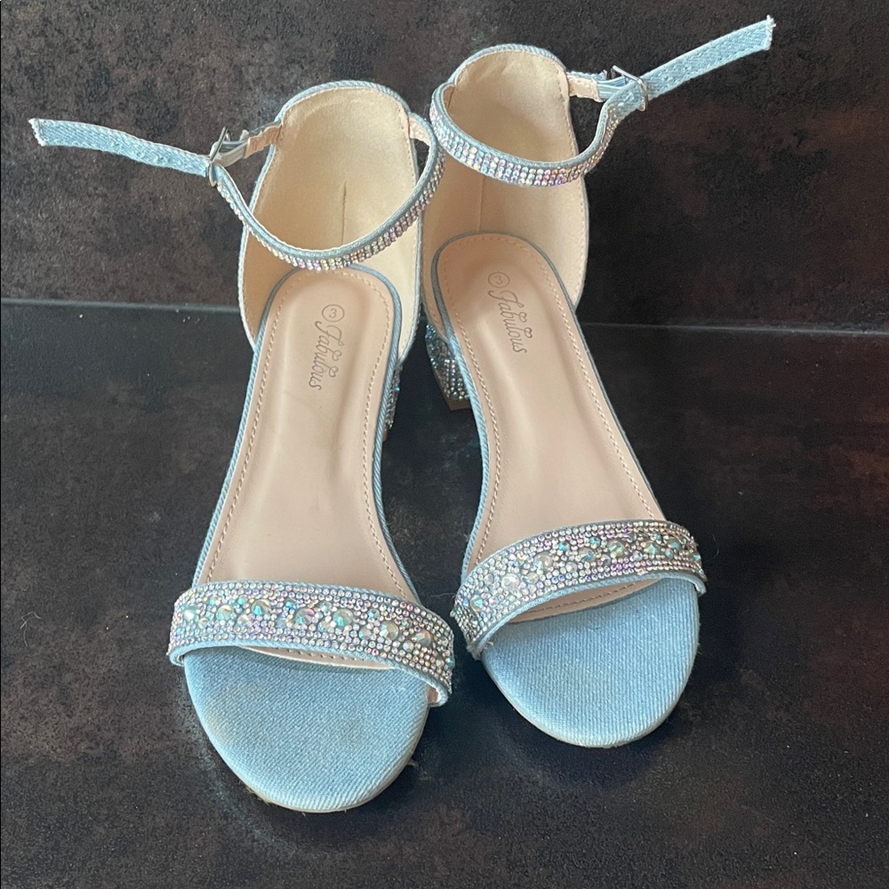 Glittering Kids Dress Shoes